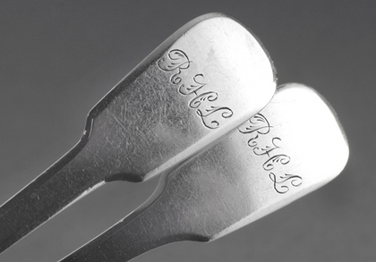 Cape Silver Tea Spoons (Pair) - JJ Vos